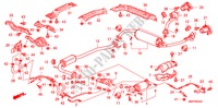 AUSPUFFROHR/SCHALLDAEMPFER (DIESEL)(2) für Honda CIVIC 2.2 TYPE S     DPF 3 Türen 6 gang-Schaltgetriebe 2009