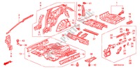 BODEN/INNENBLECHE für Honda CIVIC 1.8 TYPE S 3 Türen 6 gang-Schaltgetriebe 2009