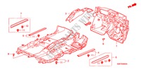 BODENMATTE für Honda CIVIC 2.2 TYPE S 3 Türen 6 gang-Schaltgetriebe 2008