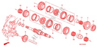HAUPTWELLE(1.4L) (1.8L) für Honda CIVIC 1.8 TYPE S 3 Türen 6 gang-Schaltgetriebe 2009