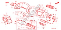 INSTRUMENTENBRETT(LH)(FAHRERSEITE) für Honda CIVIC 1.8 TYPE S 3 Türen Intelligent Schaltgetriebe 2009