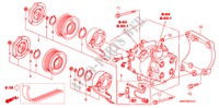 KLIMAANLAGE (KOMPRESSOR) (DIESEL) für Honda CIVIC 2.2 TYPE S 3 Türen 6 gang-Schaltgetriebe 2009