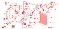 KLIMAANLAGE (SCHLAEUCHE/LEITUNGEN) (LH) (1) für Honda CIVIC 1.8 TYPE S 3 Türen Intelligent Schaltgetriebe 2007