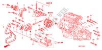 MOTORHALTERUNG (2.0L) für Honda CIVIC 2.0 TYPE R 3 Türen 6 gang-Schaltgetriebe 2007