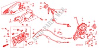 TUERSPERREN/AEUSSERER GRIFF für Honda CIVIC 2.0 TYPE R    PLUS 3 Türen 6 gang-Schaltgetriebe 2009