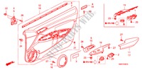 TUERVERKLEIDUNG(LH) für Honda CIVIC 1.8 TYPE S 3 Türen 6 gang-Schaltgetriebe 2009