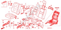 VORDERSITZ(R.) (1.4L) (1.8L) (DIESEL) für Honda CIVIC 2.2 TYPE S 3 Türen 6 gang-Schaltgetriebe 2009