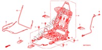 VORNE SITZKOMPONENTEN(R.)(2.0L) für Honda CIVIC 2.0 TYPE R 3 Türen 6 gang-Schaltgetriebe 2009