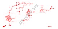 WASSERSCHLAUCH(1.8L) für Honda CIVIC 1.8 TYPE S 3 Türen Intelligent Schaltgetriebe 2009