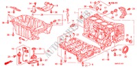 ZYLINDERBLOCK/OELWANNE (2.0L) für Honda CIVIC 2.0 TYPE R 3 Türen 6 gang-Schaltgetriebe 2009