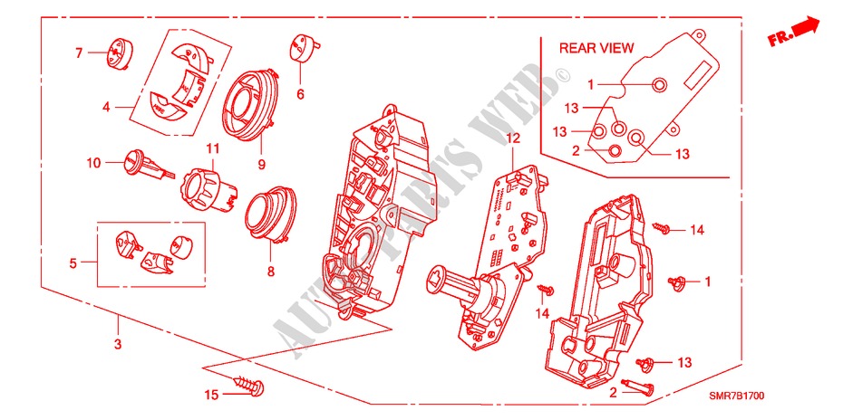 HEIZUNGSREGLER(LH) für Honda CIVIC 2.0 TYPE-R 3 Türen 6 gang-Schaltgetriebe 2009