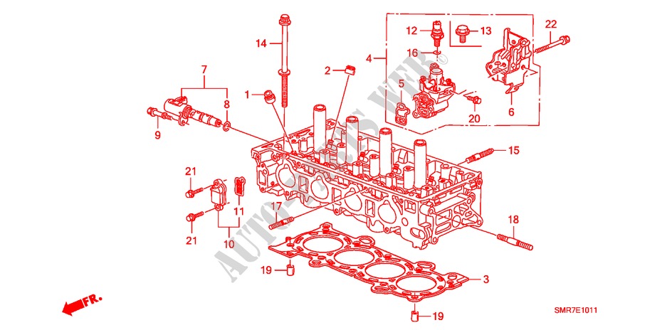 SPULENVENTIL(2.0L) für Honda CIVIC 2.0 TYPE R 3 Türen 6 gang-Schaltgetriebe 2007