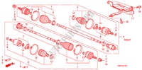 ANTRIEBSWELLE, VORNE(1.4L) für Honda CIVIC 1.4 TYPE-S 3 Türen Intelligent Schaltgetriebe 2010