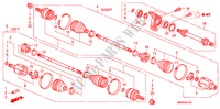 ANTRIEBSWELLE, VORNE/HALBWELLE(1.8L) für Honda CIVIC 1.8 TYPE-S    PLUS 3 Türen Intelligent Schaltgetriebe 2010