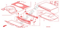 BODEN, HINTEN für Honda CIVIC 2.0 TYPE-R   CHAMP 3 Türen 6 gang-Schaltgetriebe 2010