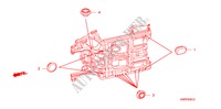 GUMMITUELLE(UNTEN) für Honda CIVIC 2.2 TYPE-S 3 Türen 6 gang-Schaltgetriebe 2011