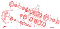 HAUPTWELLE(DIESEL) für Honda CIVIC 2.2 TYPE-S 3 Türen 6 gang-Schaltgetriebe 2011