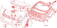 HECKKLAPPE für Honda CIVIC 2.2 TYPE-S 3 Türen 6 gang-Schaltgetriebe 2011