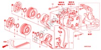 KLIMAANLAGE(KOMPRESSOR)(1.8L) für Honda CIVIC 1.8 BASE 3 Türen 6 gang-Schaltgetriebe 2011