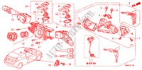 KOMBISCHALTER(LH) für Honda CIVIC 2.0 TYPE-R    PLUS 3 Türen 6 gang-Schaltgetriebe 2010