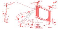 KUEHLERSCHLAUCH/RESERVETANK(2.0L) für Honda CIVIC 2.0 TYPE-R   CHAMP 3 Türen 6 gang-Schaltgetriebe 2010