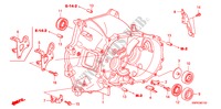 KUPPLUNGSGEHAEUSE(1.4L) für Honda CIVIC 1.4 TYPE-S 3 Türen 6 gang-Schaltgetriebe 2010