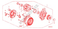 LICHTMASCHINE(DENSO)(DIESEL) für Honda CIVIC 2.2 TYPE-S 3 Türen 6 gang-Schaltgetriebe 2011