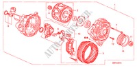 LICHTMASCHINE(MITSUBISHI)(1.8L) für Honda CIVIC 1.8 TYPE-S 3 Türen Intelligent Schaltgetriebe 2010