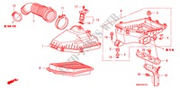 LUFTFILTER(DIESEL) für Honda CIVIC 2.2 TYPE-S 3 Türen 6 gang-Schaltgetriebe 2011