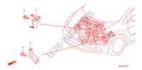 MOTORKABELBAUM, STREBE(1.4L)(1.8L)(2.0L) für Honda CIVIC 2.0 TYPE-R   CHAMP 3 Türen 6 gang-Schaltgetriebe 2010