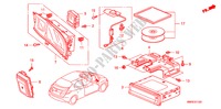 NAVIGATIONSSYSTEM(LH) für Honda CIVIC 2.0 TYPE-R   CHAMP 3 Türen 6 gang-Schaltgetriebe 2010