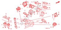 SCHALTER(LH) für Honda CIVIC 2.0 TYPE-R   CHAMP 3 Türen 6 gang-Schaltgetriebe 2010