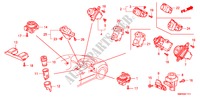 SCHALTER(RH) für Honda CIVIC 2.2 TYPE-S 3 Türen 6 gang-Schaltgetriebe 2011