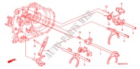 SCHALTGABEL(DIESEL) für Honda CIVIC 2.2 TYPE-S 3 Türen 6 gang-Schaltgetriebe 2011