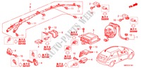 SRS EINHEIT(RH) für Honda CIVIC 2.2 TYPE-S 3 Türen 6 gang-Schaltgetriebe 2011