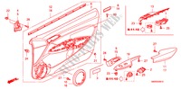 TUERVERKLEIDUNG(LH) für Honda CIVIC 2.0 TYPE-R   CHAMP 3 Türen 6 gang-Schaltgetriebe 2010