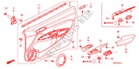 TUERVERKLEIDUNG(RH) für Honda CIVIC 2.2 TYPE-S 3 Türen 6 gang-Schaltgetriebe 2011
