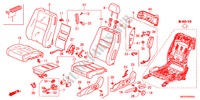 VORDERSITZ(L.)(1.4L)(1.8L)(DIESEL) für Honda CIVIC 2.2 TYPE-S 3 Türen 6 gang-Schaltgetriebe 2011