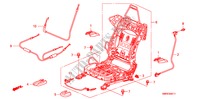 VORNE SITZKOMPONENTEN(L.)(2.0L) für Honda CIVIC 2.0 TYPE-R   CHAMP 3 Türen 6 gang-Schaltgetriebe 2010