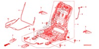 VORNE SITZKOMPONENTEN(R.)(1.4L)(1.8L)(DIESEL) für Honda CIVIC 2.2 TYPE-S 3 Türen 6 gang-Schaltgetriebe 2011