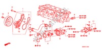 WASSERPUMPE(1.4L) für Honda CIVIC 1.4 BASE 3 Türen 6 gang-Schaltgetriebe 2011