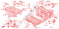 ZYLINDERBLOCK/OELWANNE(2.0L) für Honda CIVIC 2.0 TYPE-R   CHAMP 3 Türen 6 gang-Schaltgetriebe 2010