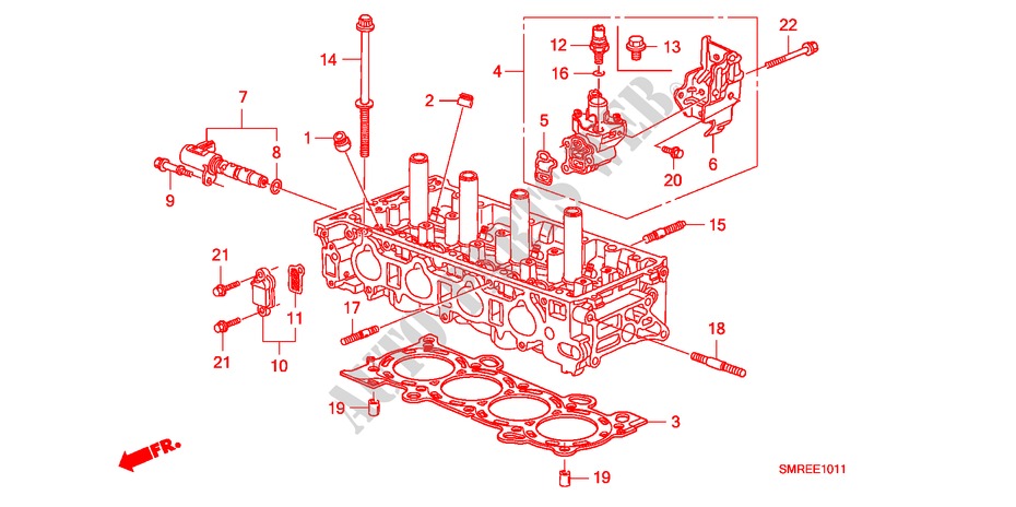 SPULENVENTIL(2.0L) für Honda CIVIC 2.0 TYPE-R 3 Türen 6 gang-Schaltgetriebe 2011