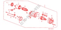 ANLASSER(DENSO) für Honda CONCERTO 1.6I-16 4 Türen 4 gang automatikgetriebe 1990