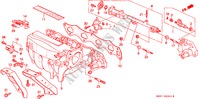 ANSAUGKRUEMMER(PGM FI) (1.6L) für Honda CONCERTO 1.6I 4 Türen 5 gang-Schaltgetriebe 1993