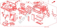 HEIZUNGSEINHEIT für Honda CONCERTO LX 4 Türen 4 gang automatikgetriebe 1990