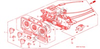 HEIZUNGSREGLER für Honda CONCERTO 1.6I 4 Türen 4 gang automatikgetriebe 1993