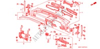 INSTRUMENTENBRETT(RH) für Honda CONCERTO 1.6I-16 4 Türen 5 gang-Schaltgetriebe 1993