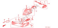 KOMBINATIONSLEUCHTE für Honda CONCERTO LX 4 Türen 4 gang automatikgetriebe 1990