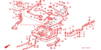 KRAFTSTOFFTANK(VERGASER) für Honda CONCERTO GL 4 Türen 5 gang-Schaltgetriebe 1991